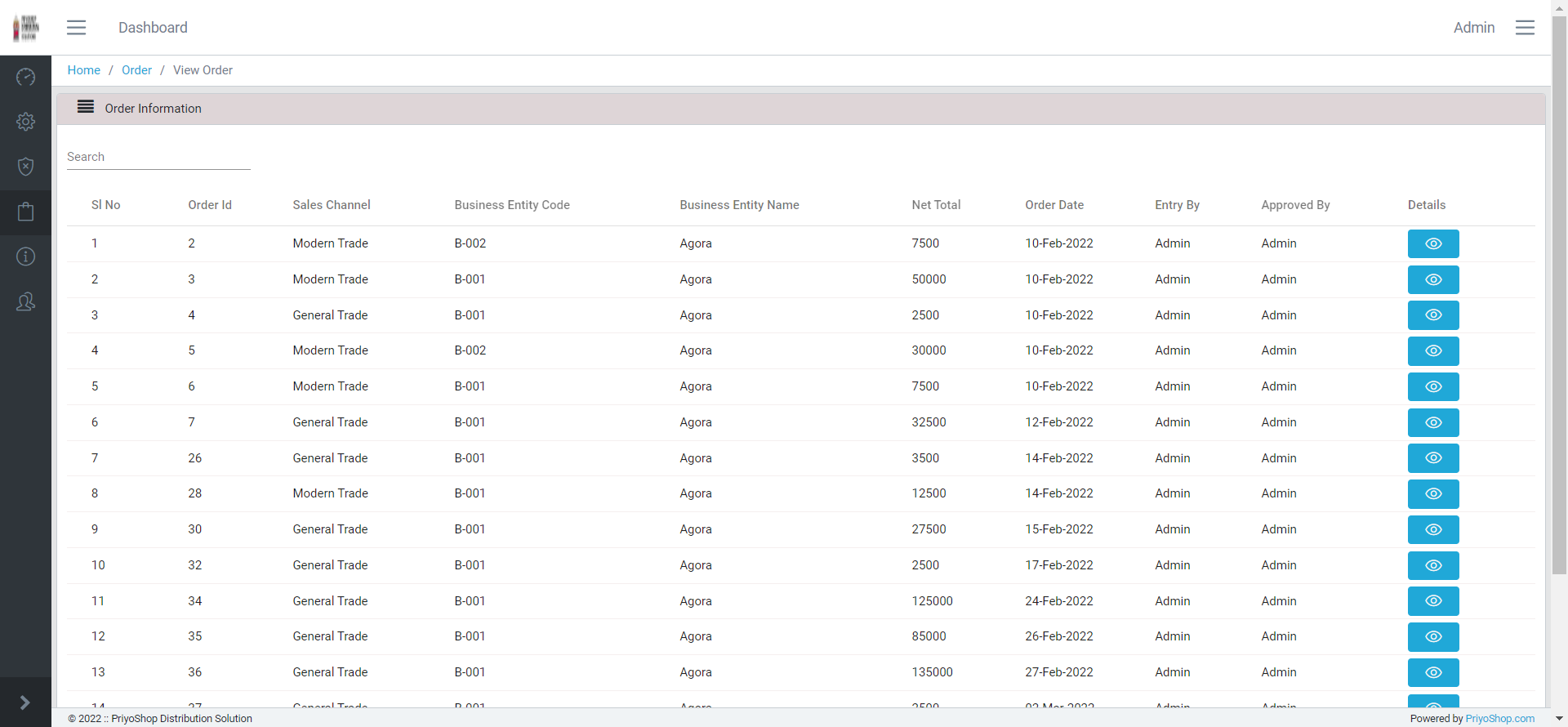 Order Details